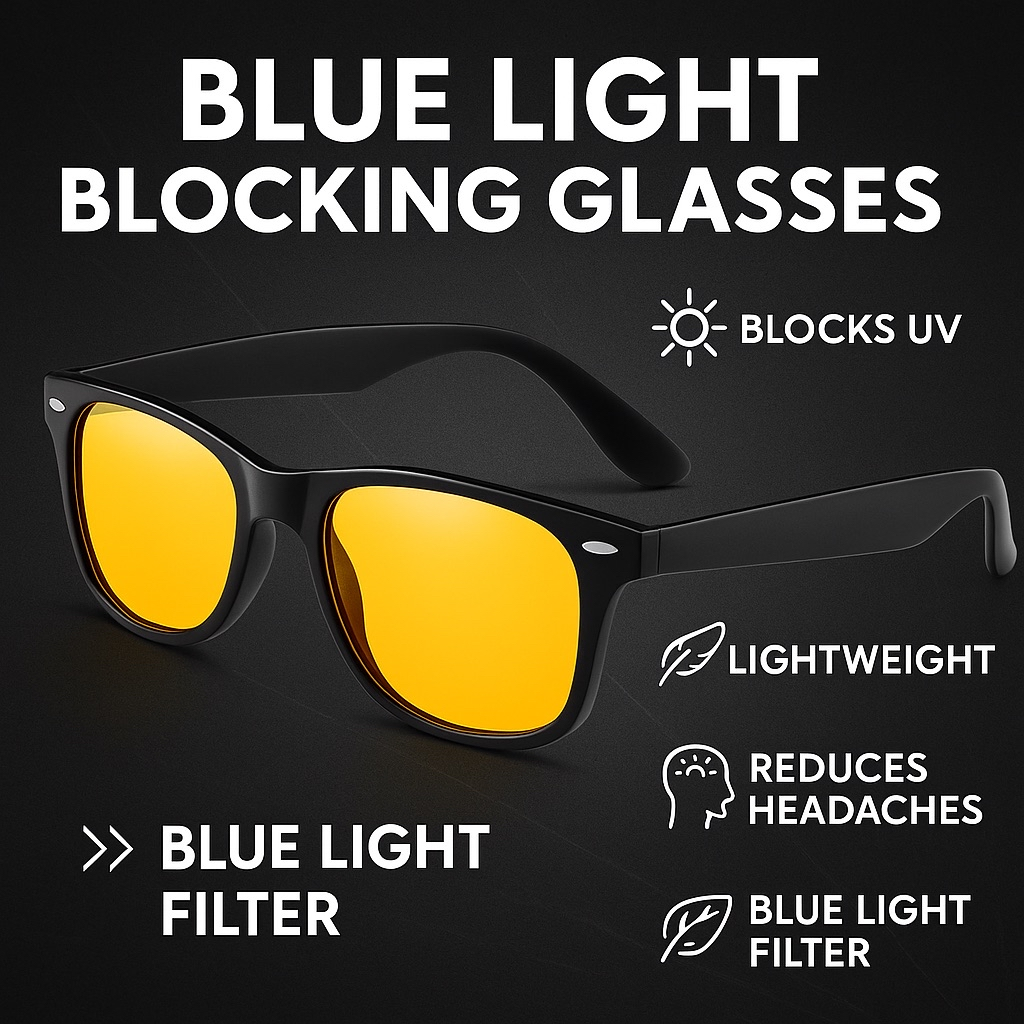 Lunettes anti-lumière bleu avec style