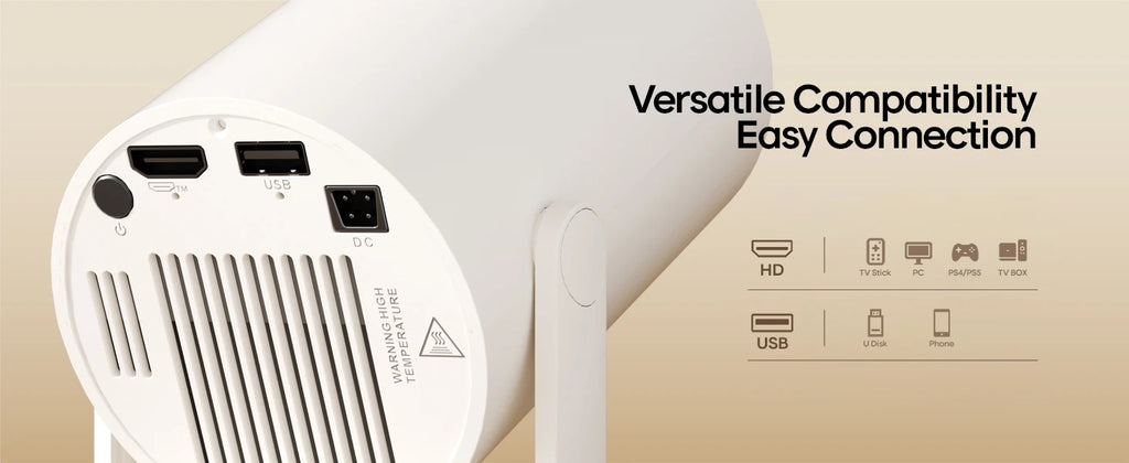 Mini projecteur portable 4K