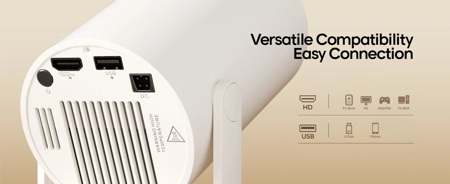 Mini projecteur portable 4K