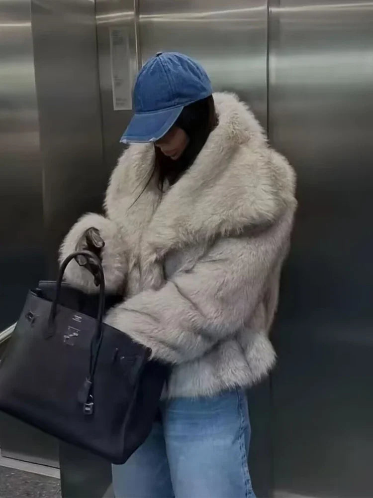 Manteaux fourrure femme