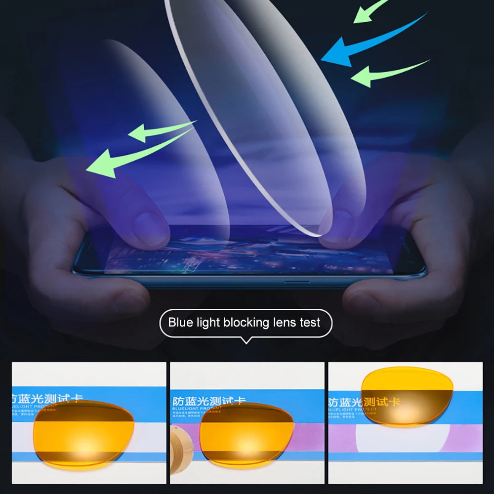 Lunettes anti-lumière bleu avec style