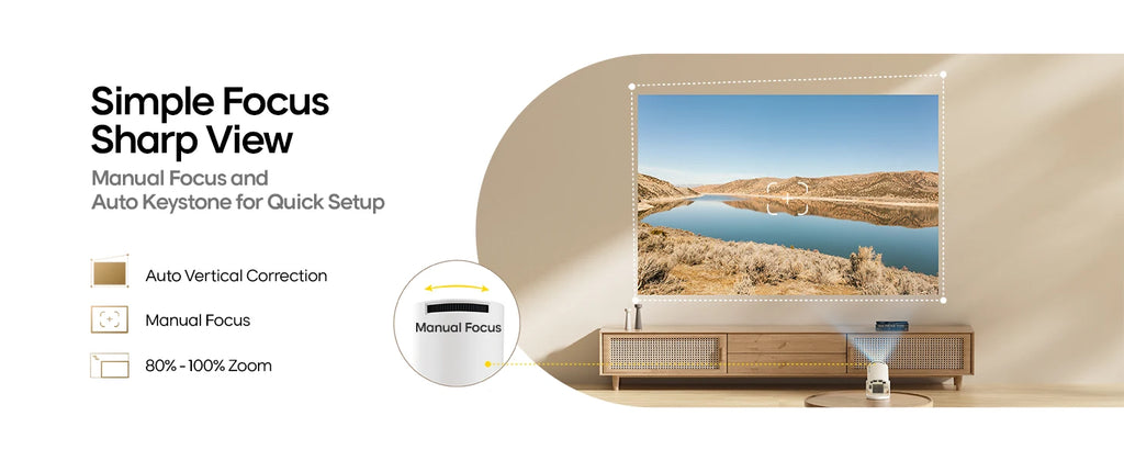 Mini projecteur portable 4K