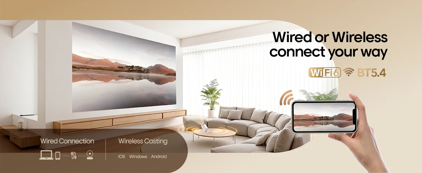 Mini projecteur portable 4K